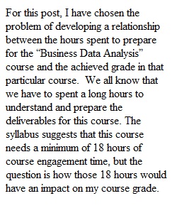 Business Data Analysis-Dicussion